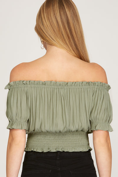 SWEET GIRL SLEEVELESS RUFFLED TOP