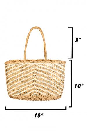 Woven Beach Tote Bag